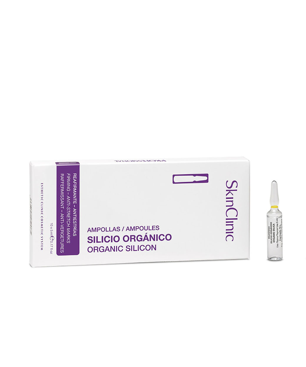 Microneedling och mesoterapiserum Organic Silicon SkinClinic ampull