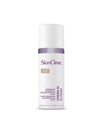Tonad dagkräm M Cream SkinClinic åldersfläckar och hyperpigmentering. Ljusare hudtoner.